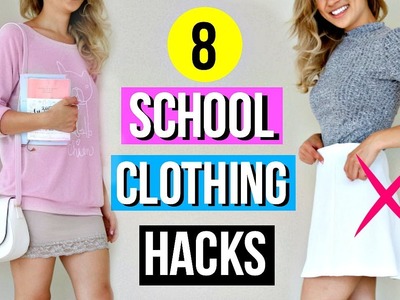 8 Back to School Clothing Hacks EVERY Student Must Know!