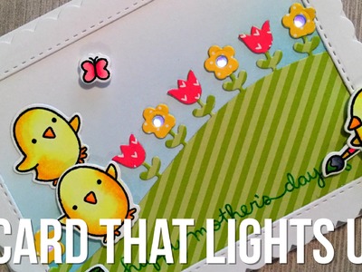 A Mother's Day Card that Lights Up | Chibitronics and Lawn Fawn