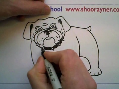 A speeded-up Drawing of a Bulldog