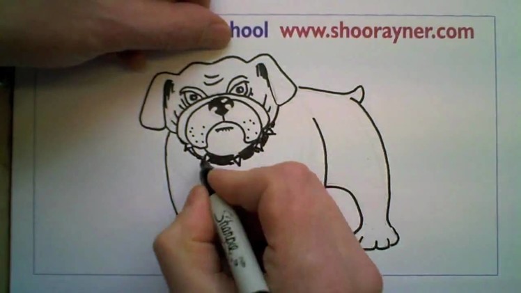 A speeded-up Drawing of a Bulldog