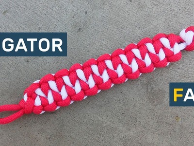 Aligator Fang Paracord Bracelet without buckle