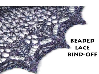 Beaded Lace Bind Off used on Creatrix MKAL