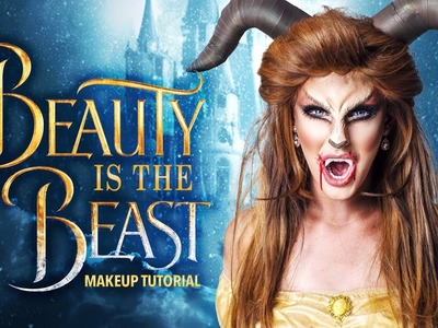 Beauty is the beast Halloween makeup tutorial