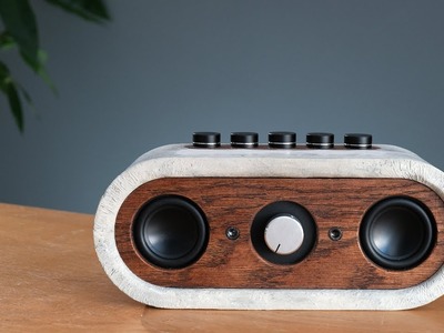 Build your own Wireless Bluetooth Speaker (out of concrete!)