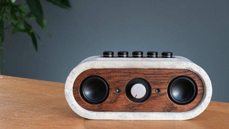 Build your own Wireless Bluetooth Speaker (out of concrete!)