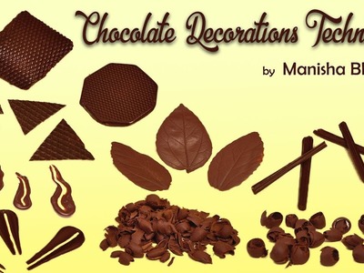 Chocolate Decorations Techniques  Easy & Simple Chocolate Decorating Ideas For Cakes & Desserts