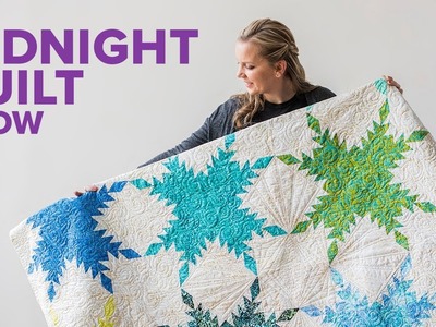 CONQUERING Edyta Sitar's Modern Feathered Star Quilt | Midnight Quilt Show with Angela Walters