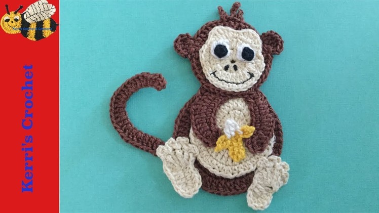 Crochet Applique Tutorials - Crochet Monkey