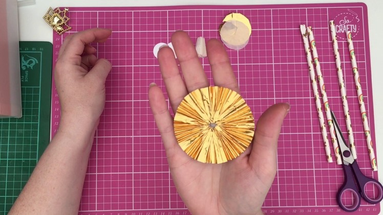 Cupcake liner pinwheel tutorial!