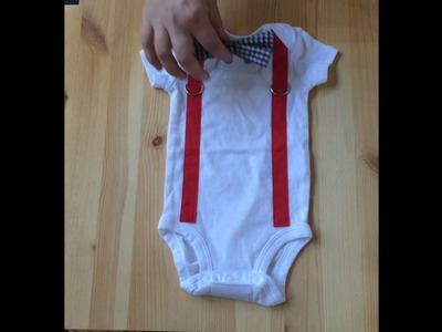 Cute Baby Boy Clothes: Snap on a tie!