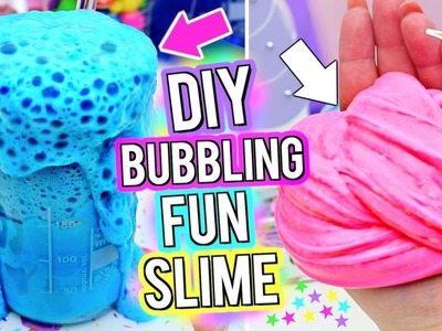 DIY BUBBLY Slime! How To Make The MOST FUN BUBBLING SLIME Ever!