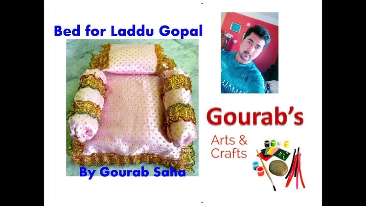 Easily Make Bed.Night bed.Palang.night room for Ladoo Gopal at home with easily available materials