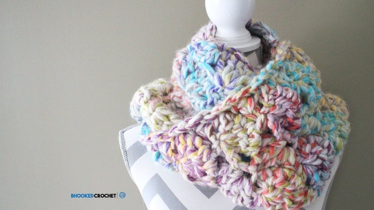 Easy Crochet Scarf - Snuggle Up Scarf Pattern by Red Heart Left Handed