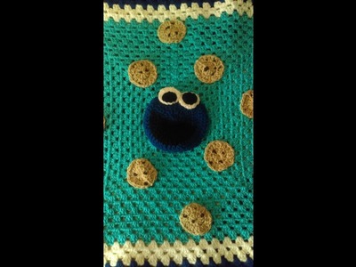 Easy Granny Square Cookie Monster Afghan