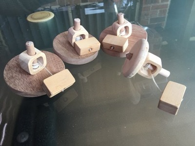 Easy to Make Wooden Spinning Toy Top