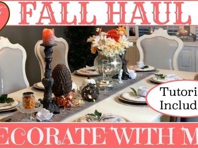 Fall Haul ???? Decorate With Me! ????My Fall Tablescape