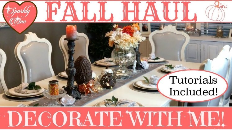 Fall Haul ???? Decorate With Me! ????My Fall Tablescape