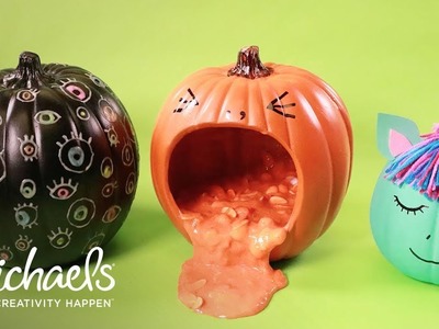 Halloween Party Tricks: 3 Easy No Carve Pumpkin Ideas | Michaels