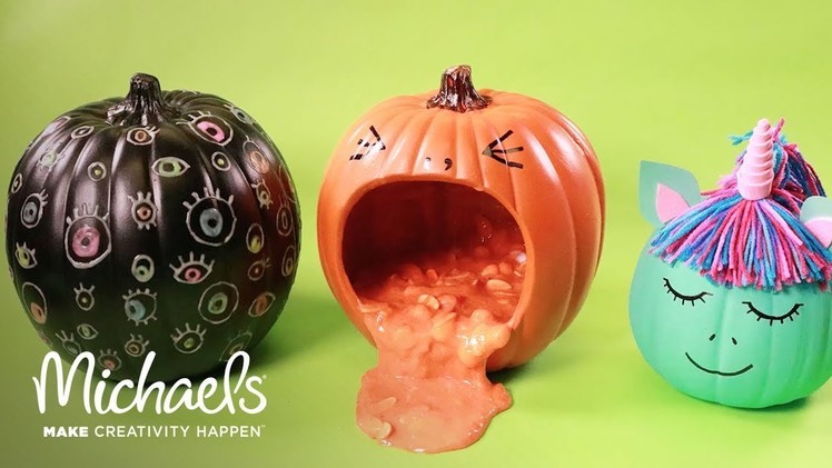 Halloween Party Tricks: 3 Easy No Carve Pumpkin Ideas | Michaels
