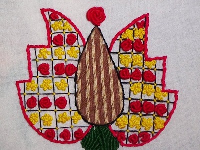 Hand Embroidery: Flower stitch