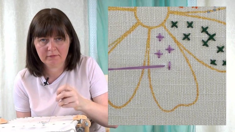 Hand Embroidery - Upright cross stitch