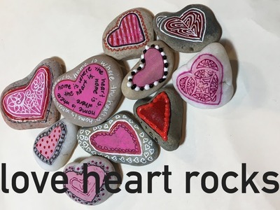 Heart Rock Painting & Drawing