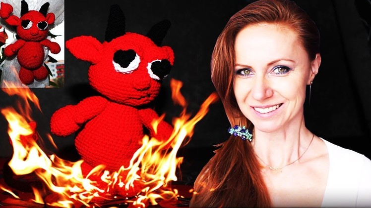 How to crochet devil - free pattern