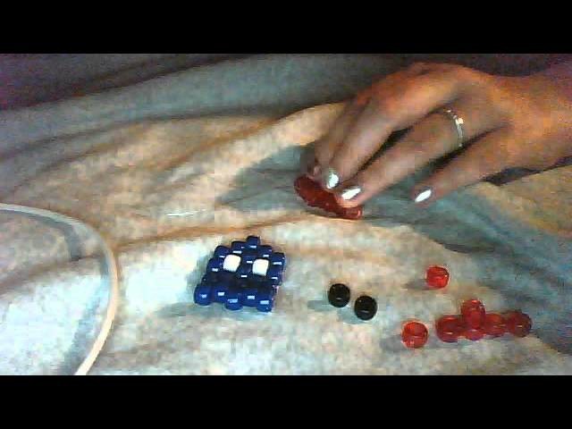 How To: Kandi Pac-man ghost! (Blinky)(Red)