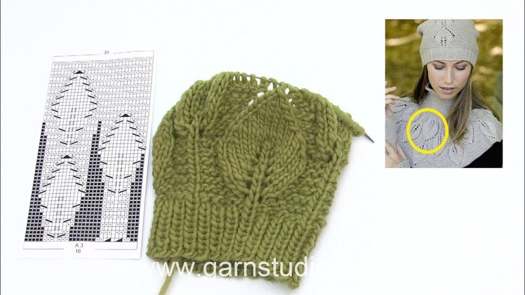 How to knit A.3 in DROPS 181-35