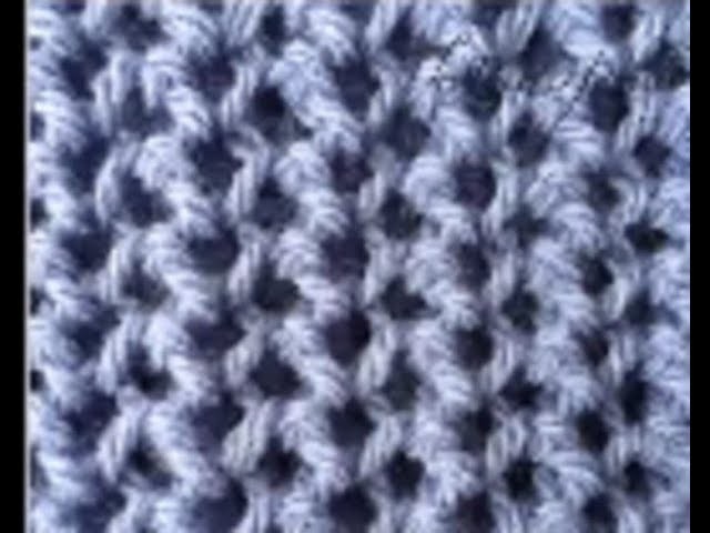 How to Knit The Lace Stitch #43│by ThePatternfamily