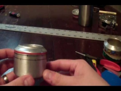 How to make an alcohol stove