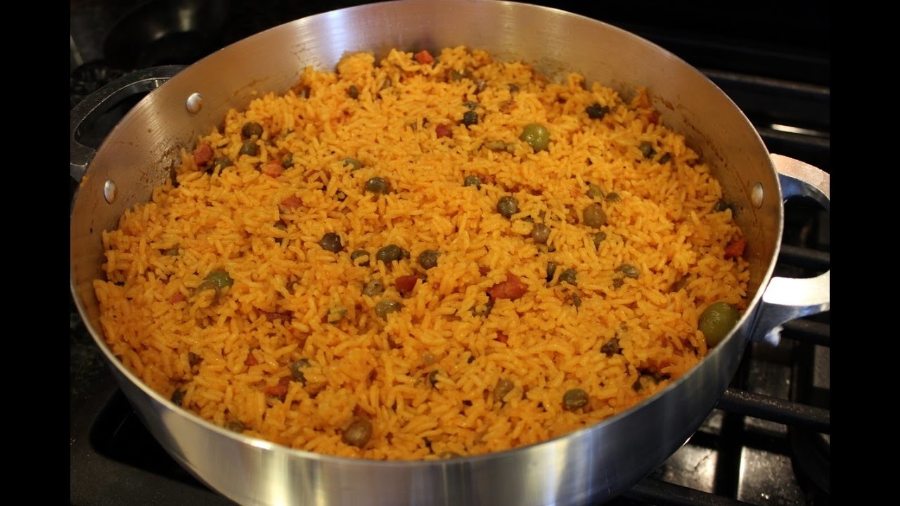 How To Make Authentic Puerto Rican Arroz Con Gandules - Party Rice