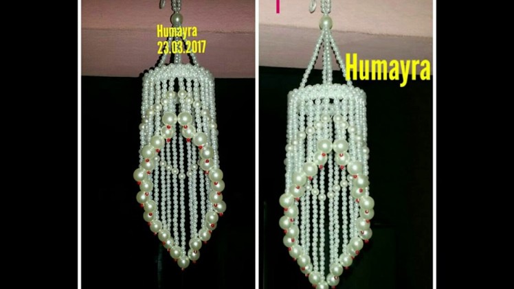How to make Beaded Wind Chime. Wall Hanging.পুতির ডোরবেল টিউটোরিয়াল.24.03.2017. design 1