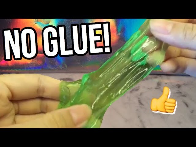 How To Make CLEAR Slime Without Glue (MY RECIPE)