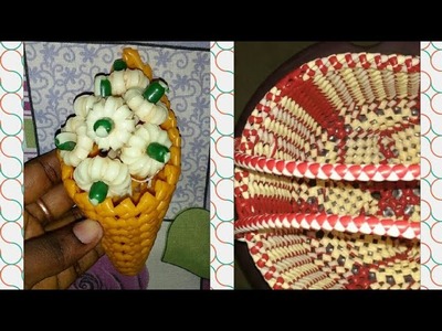 How to make cone flower vase and new handle model