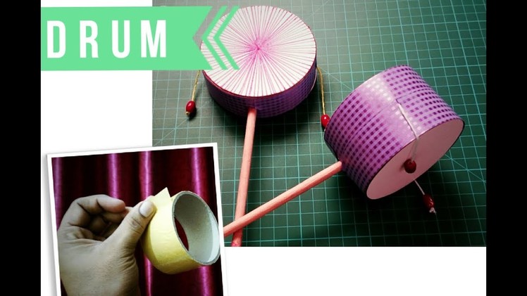 How to Make Pellet Drum | Chinese Rattle Drum | Toy Drum | DIY
