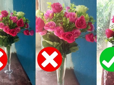 How to Make Plastic Flowers More Presentable