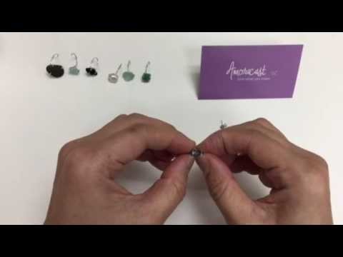 How to Set Beads and Beach Glass into Earrings