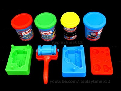 Kids Fun Learning Colors with THOMAS AND FRIENDS DOUGH ENGINE MAKER | itsplaytime612