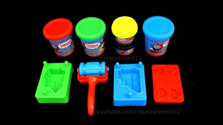 Kids Fun Learning Colors with THOMAS AND FRIENDS DOUGH ENGINE MAKER | itsplaytime612
