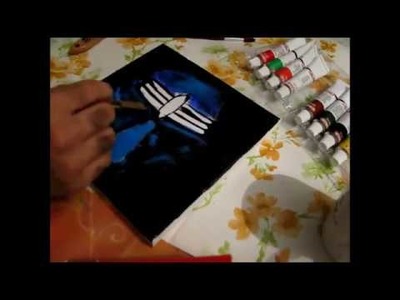 Learn simple acrylic painting lord shiva abstract technique