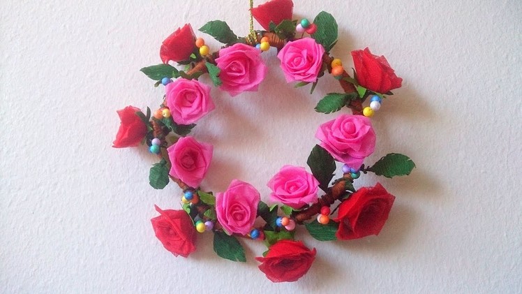Learn to make Organdy Roses and wreath