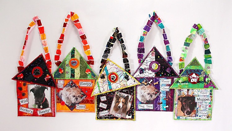 LIVE! Dog Houses From Fabric Scraps with Barb Owen - HowToGetCreative.com
