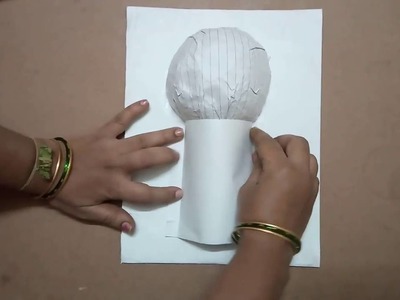 Making an igloo model for kids