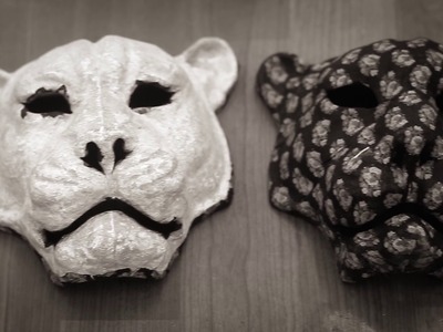 Making of Royal Bengal Tiger Mask for Animal Ball 2016