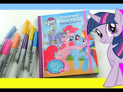 MLP activity journal My little pony notebook Explore Equestria