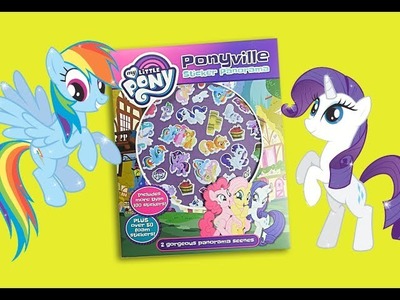 MLP ponyville activity book My little pony sticker book coloring for kids