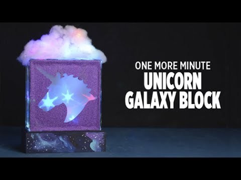 One More Minute: How to Create a Unicorn Galaxy Block