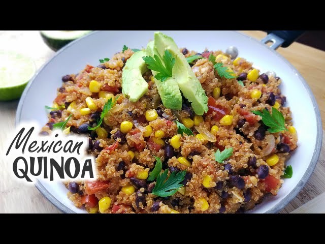 One Pan Mexican Quinoa | Healthy Meal Prep - What's For Din'? - Courtney Budzyn - Recipe 61