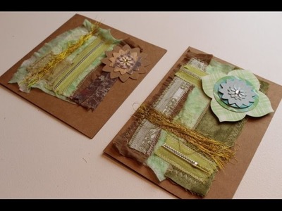 Stash Buster Card Making - Using Your Fabric Scraps